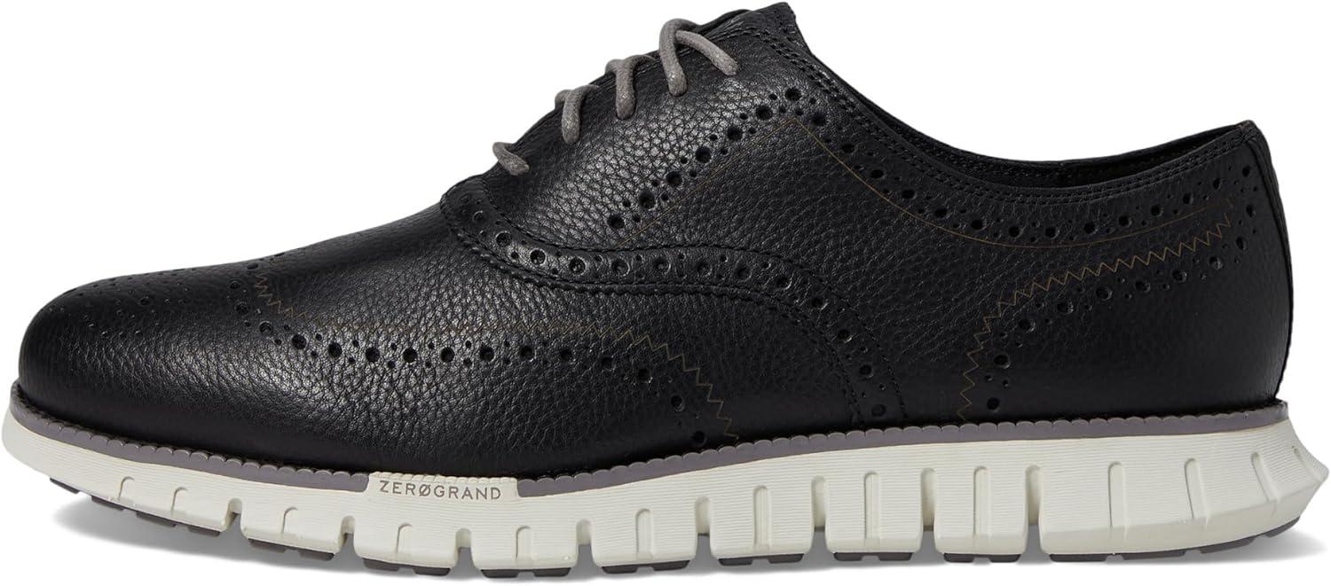 image:imageCole Haan Mens Zerogrand Remastered Wingtip OxfordBlackDecember SkyGlacier Gray