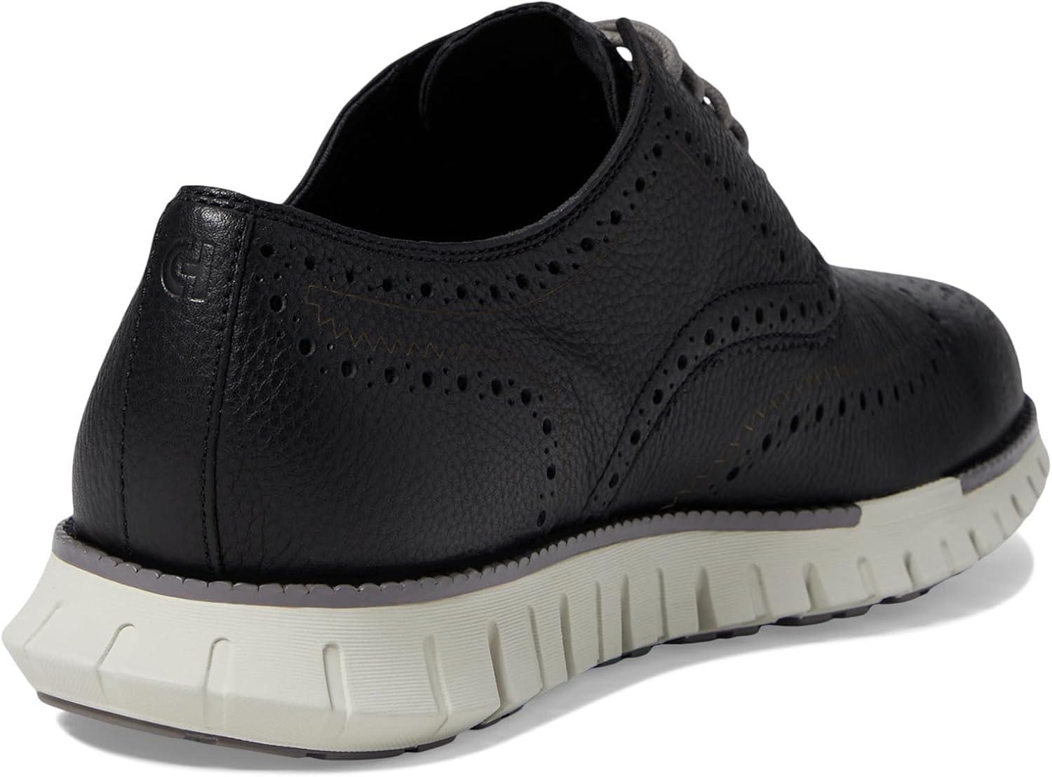image:imageCole Haan Mens Zerogrand Remastered Wingtip OxfordBlackDecember SkyGlacier Gray