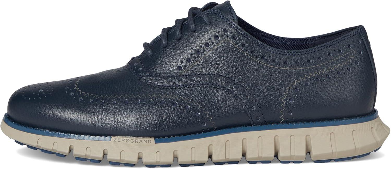 image:imageCole Haan Mens Zerogrand Remastered Wingtip OxfordBlueberryEnsign BlueDove