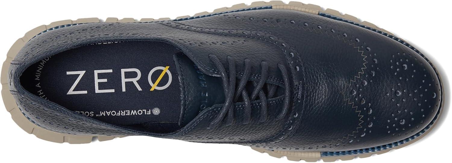 image:imageCole Haan Mens Zerogrand Remastered Wingtip OxfordBlueberryEnsign BlueDove