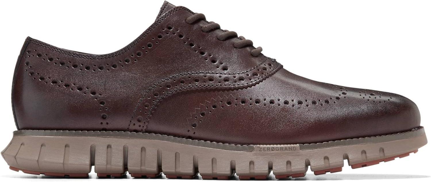 image:imageCole Haan Mens Zerogrand Remastered Wingtip OxfordDark ChocolateTea Leaf
