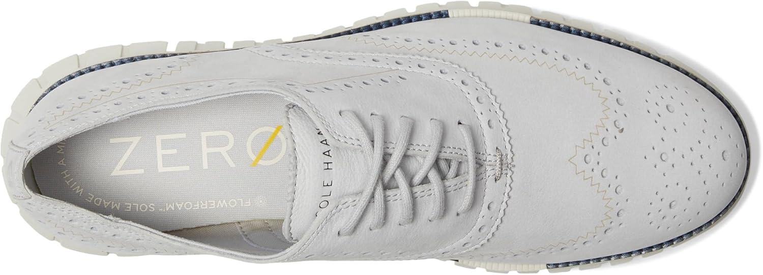 image:imageCole Haan Mens Zerogrand Remastered Wingtip OxfordMicrochip NubuckBig DipperIvory
