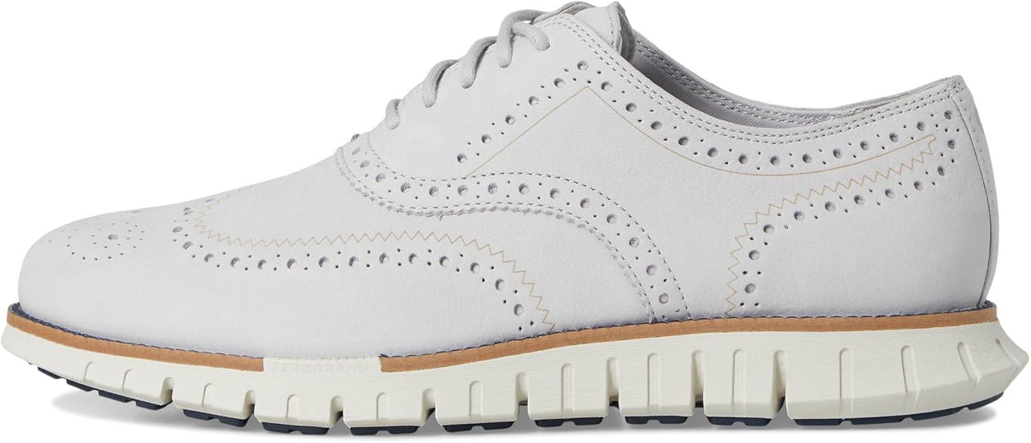 image:imageCole Haan Mens Zerogrand Remastered Wingtip OxfordMicrochip NubuckBig DipperIvory