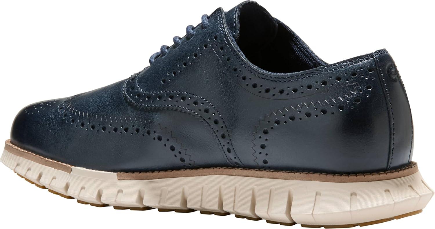 image:imageCole Haan Mens Zerogrand Remastered Wingtip OxfordNavy BlazerNaturalIvory