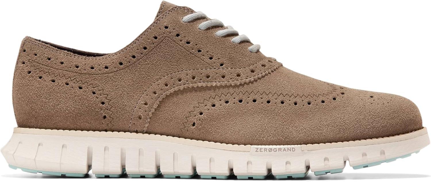 image:imageCole Haan Mens Zerogrand Remastered Wingtip OxfordTruffle Silver Lining