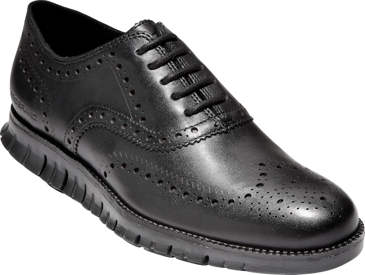 image:imageCole Haan Mens Zerogrand Wing OxfordBlack Closed HolesBlack