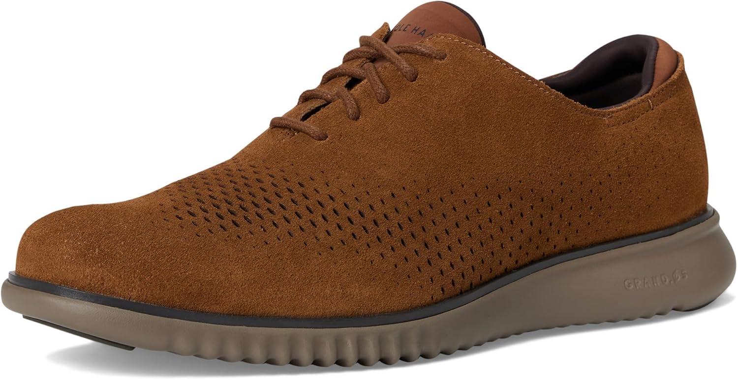 image:imageCole Haan Mens Zerogrand Wing OxfordSpiced Brown SuedeRavenMorel
