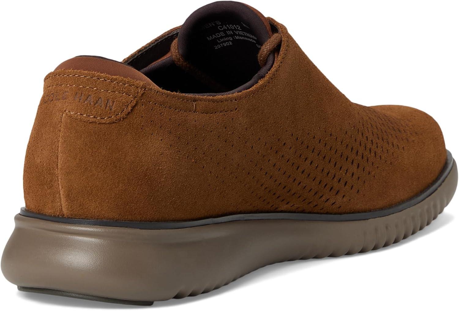 image:imageCole Haan Mens Zerogrand Wing OxfordSpiced Brown SuedeRavenMorel