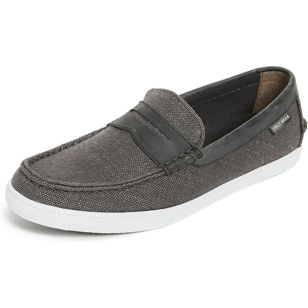 image:imageCole Haan Mens Pinch LTE Penny LoaferGrey Slubby CanvasMagnet Leather