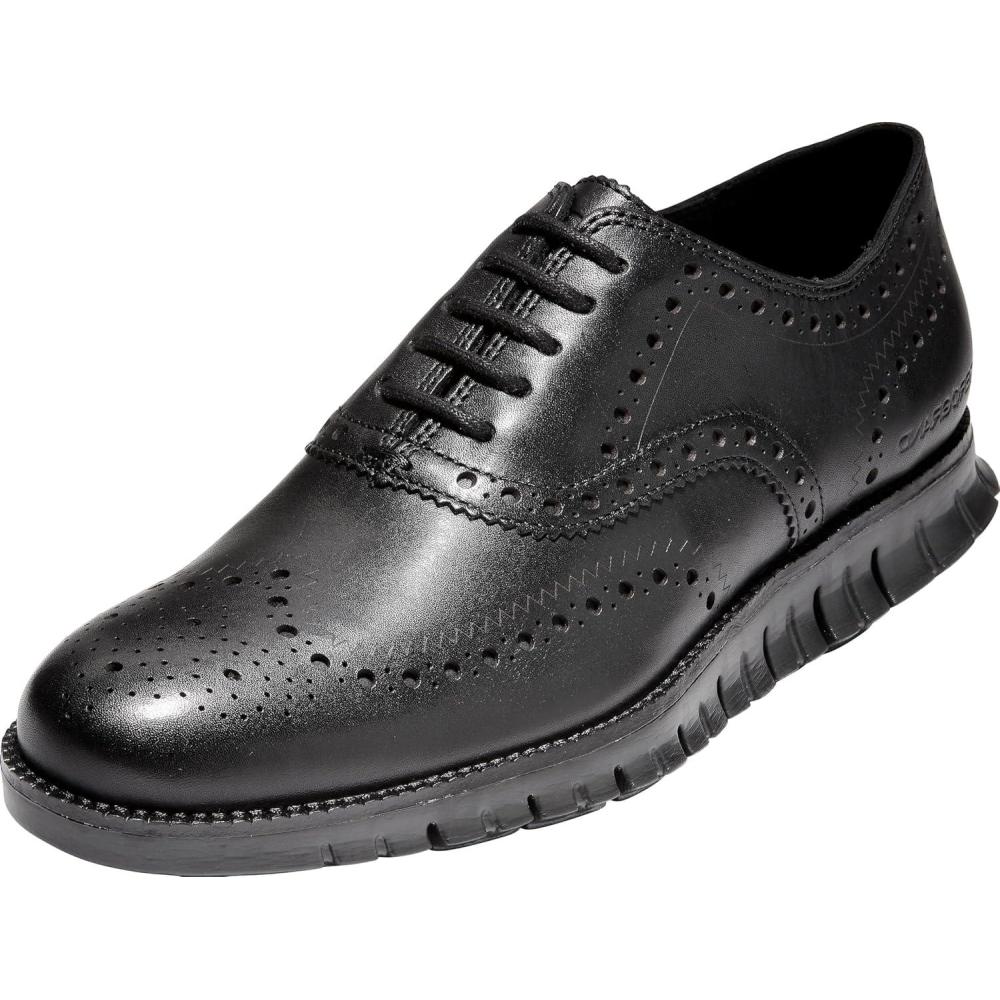 image:imageCole Haan Mens Zerogrand Wing OxfordBlack Closed HolesBlack