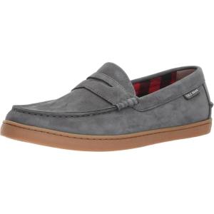 Cole Haan Men’s Pinch LTE Penny Loafer(Gray Pinstripe Milled Nubuck With Buffalo Plaid Lining)