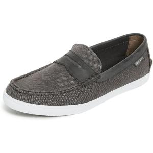 Cole Haan Men’s Pinch LTE Penny Loafer(Grey Slubby Canvas/Magnet Leather)