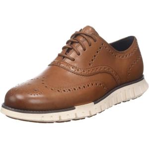 Cole Haan Men’s Zerogrand Remastered Wingtip Oxford(British Tan/Ivory)
