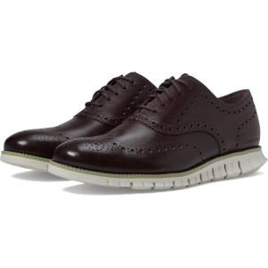 Cole Haan Men’s Zerogrand Remastered Wingtip Oxford(Chestnut Dark Chocolate Gold Fusion)