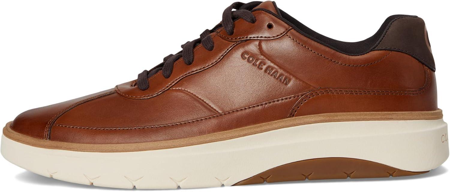 image:imageCole Haan Mens Grandpro Featherarc Bike Toe SneakersBritish TanIvory