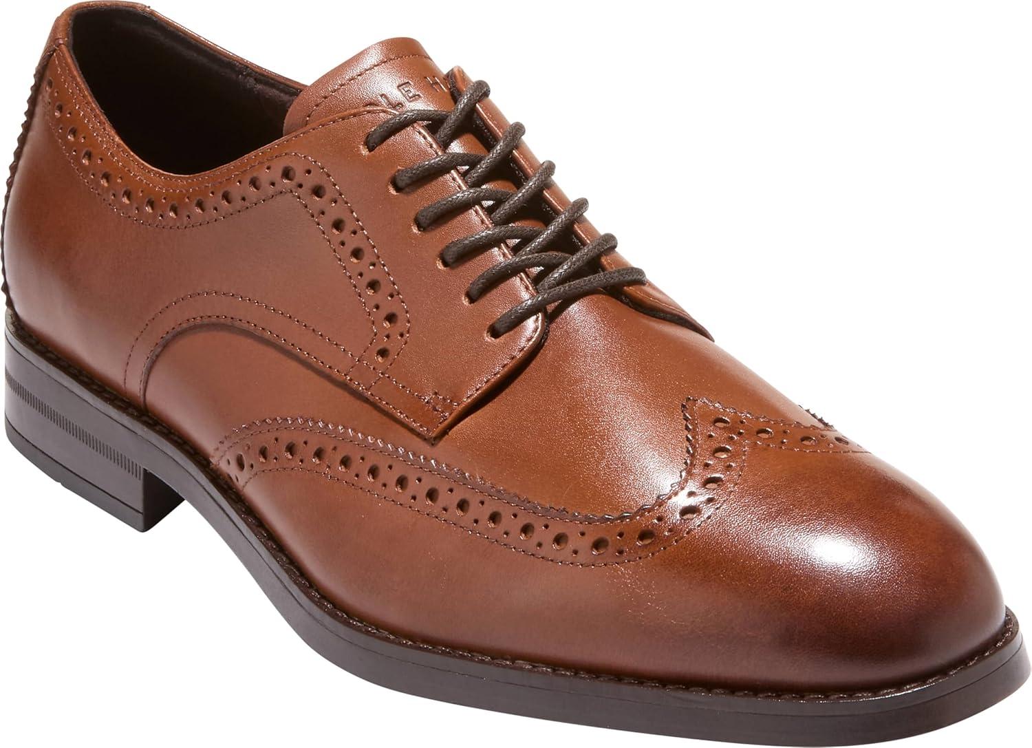 image:imageCole Haan Mens Harmon Grand WingtipBritish TanDark Brown