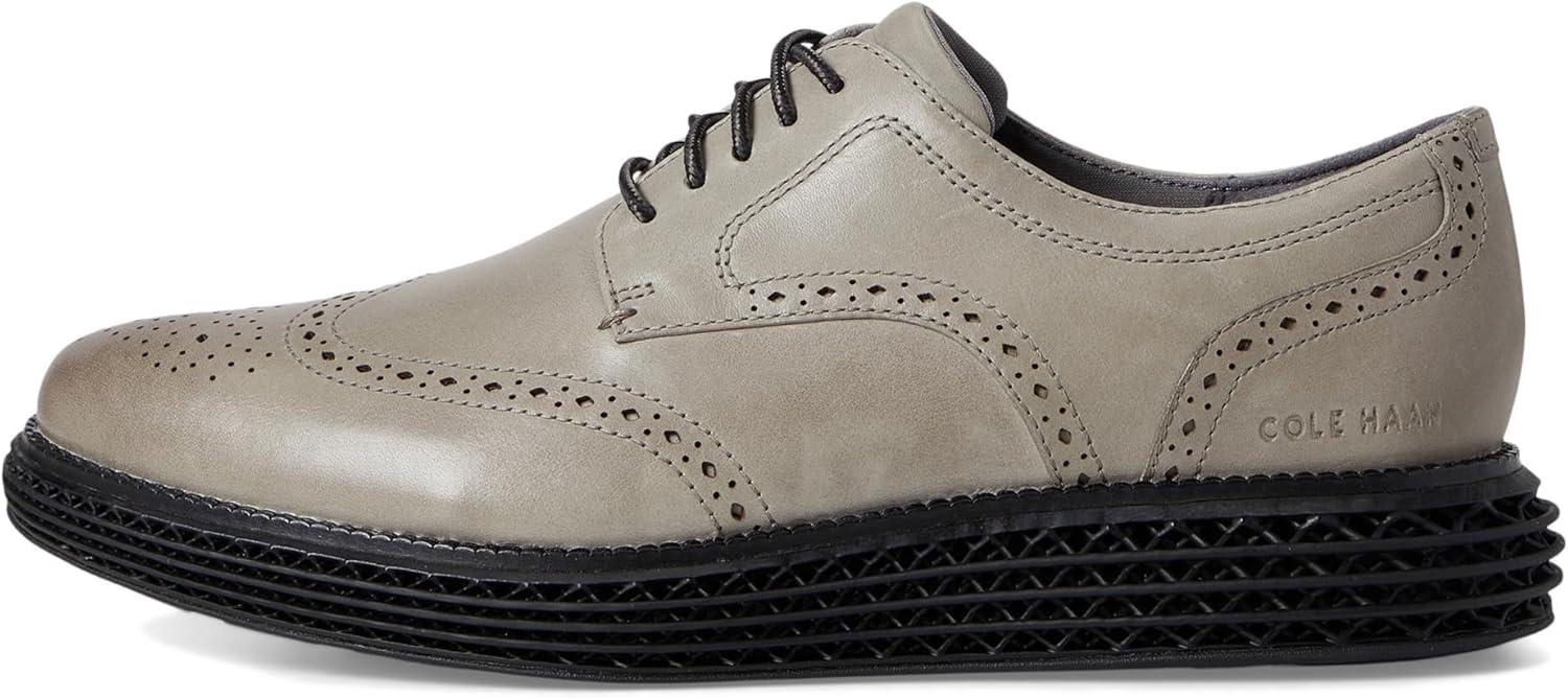 image:imageCole Haan Mens Original Grand 20 Wing Tip OxfordDrizzleBlack