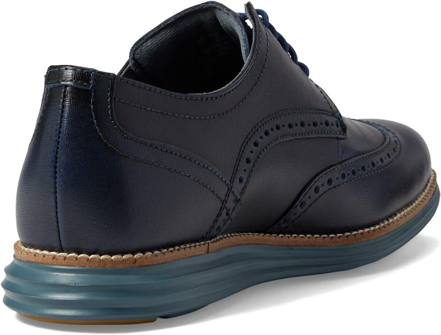 image:imageCole Haan Mens Original Grand Shortwing Oxford ShoesEnsign Blue Stormy Weather