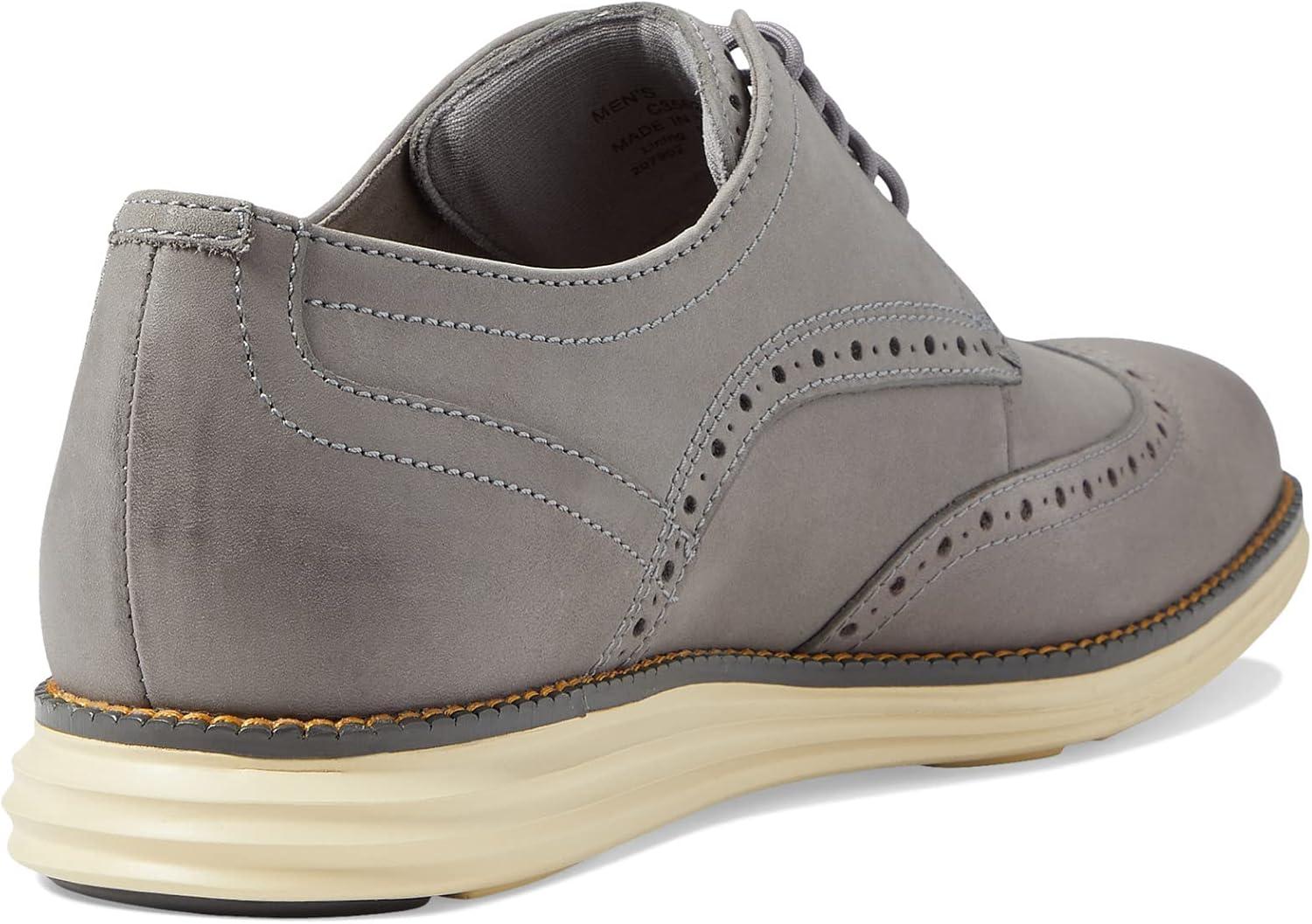 image:imageCole Haan Mens Original Grand Shortwing Oxford ShoesIronstoneAlabaster