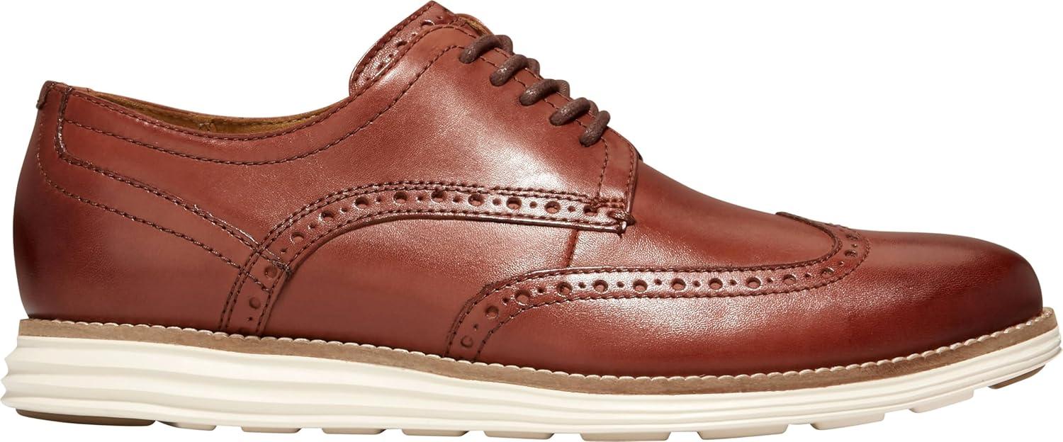 image:imageCole Haan Mens Original Grand Shortwing Oxford ShoesWoodbury LeatherIvory