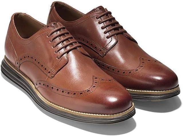 image:imageCole Haan Mens Original Grand Shortwing Oxford ShoesWoodbury LeatherJava