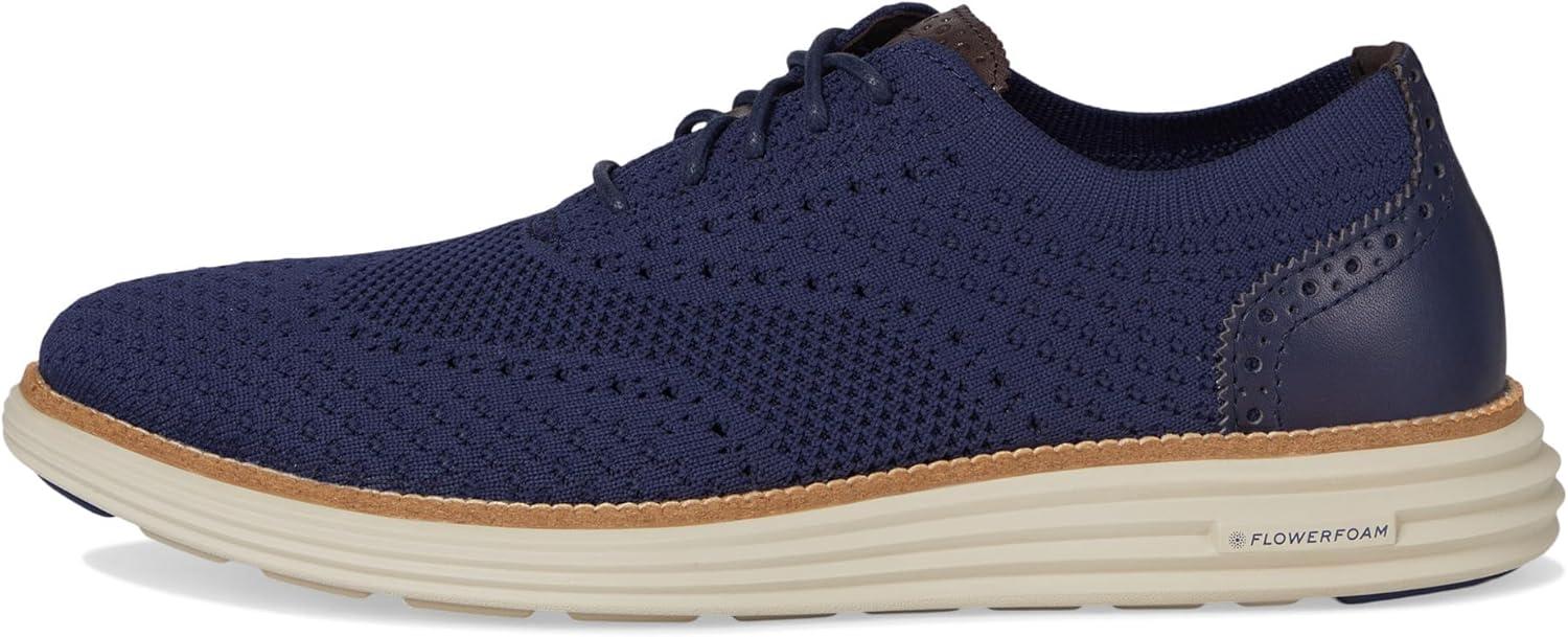 image:imageCole Haan Mens Originalgrand Remastered StitchliteMarine BlueDark ChocolateSilver Lining