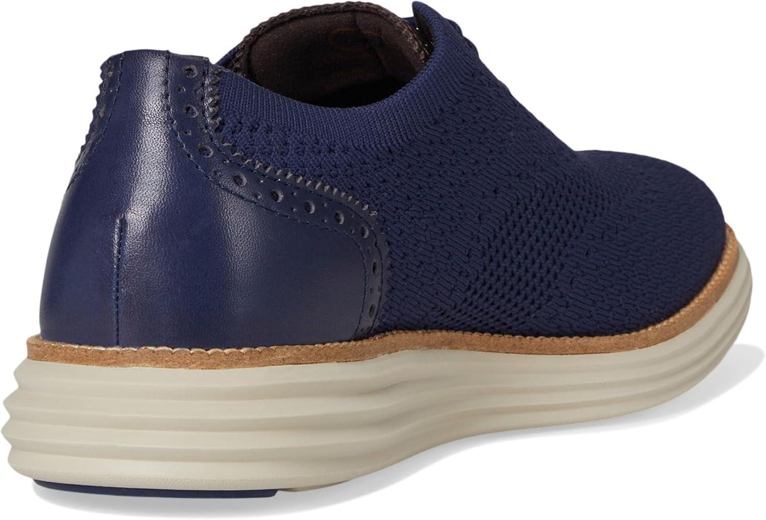image:imageCole Haan Mens Originalgrand Remastered StitchliteMarine BlueDark ChocolateSilver Lining