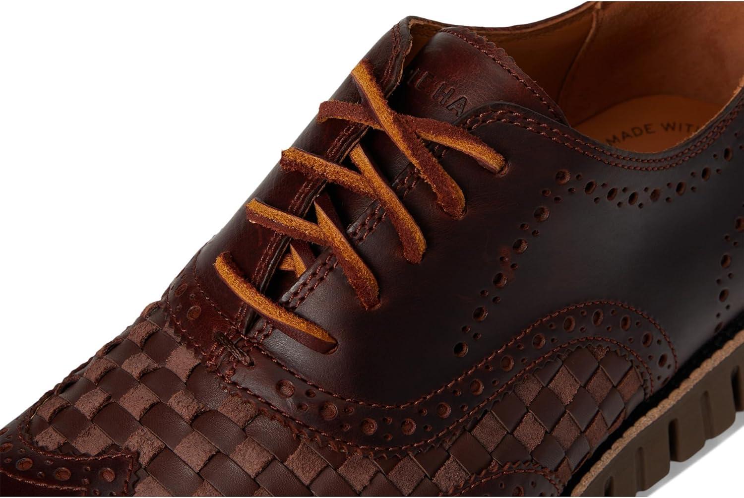 image:imageCole Haan Mens Zerogrand Remastered Plain ToeScotch WovenLava