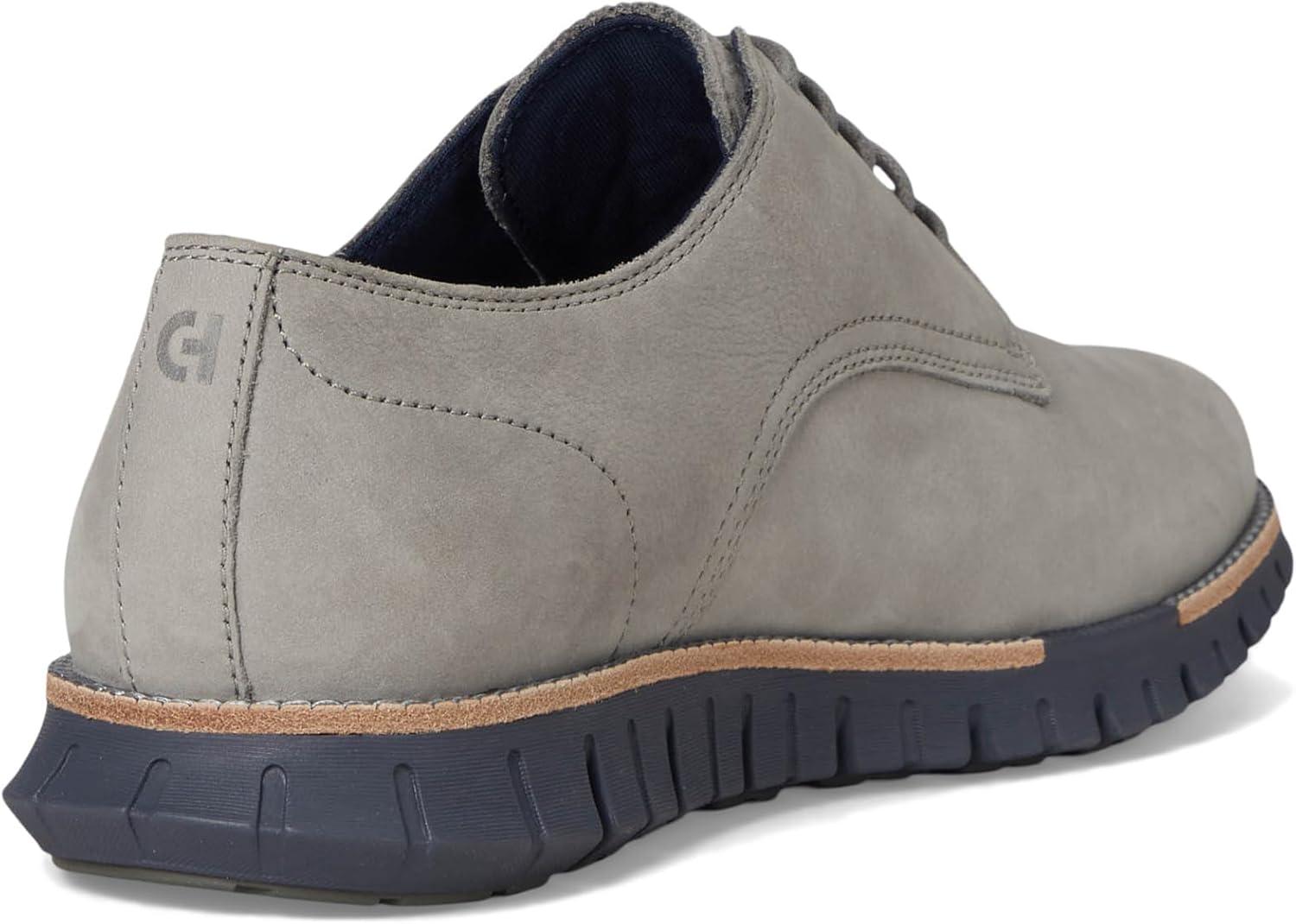 image:imageCole Haan Mens Zerogrand Remastered Plain ToeSea Stone NubuckLava Smoke