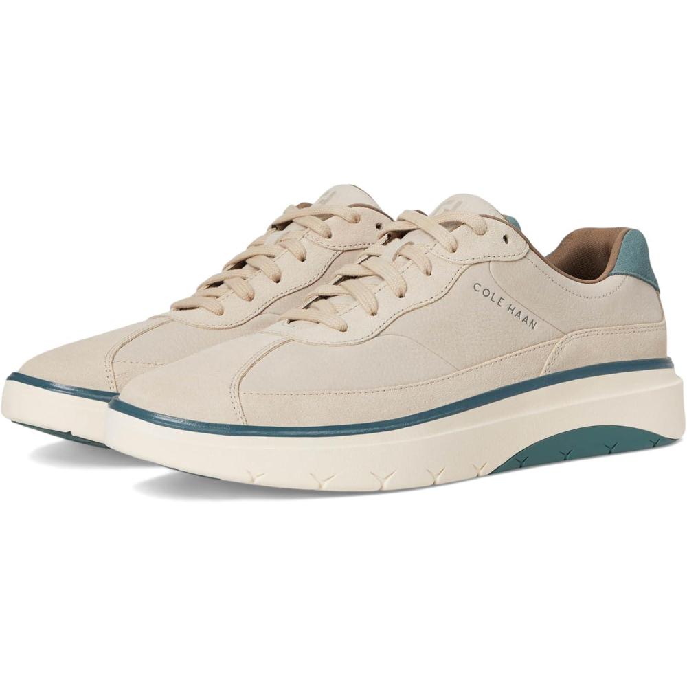 image:imageCole Haan Mens Grandpro Featherarc Bike Toe SneakersOxford Tan NubuckNorth Atlantic