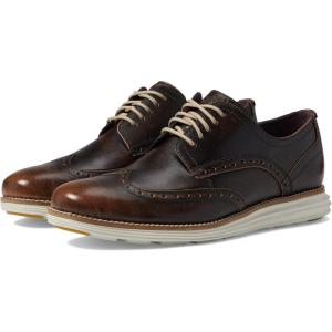 Cole Haan Men’s Original Grand Shortwing Oxford Shoes(Natural Tan/Silver Birch)