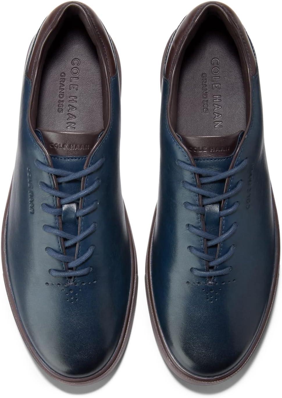 image:imageCole Haan Mens Grandpro Luxe WholecutNavy BlazerChocolate