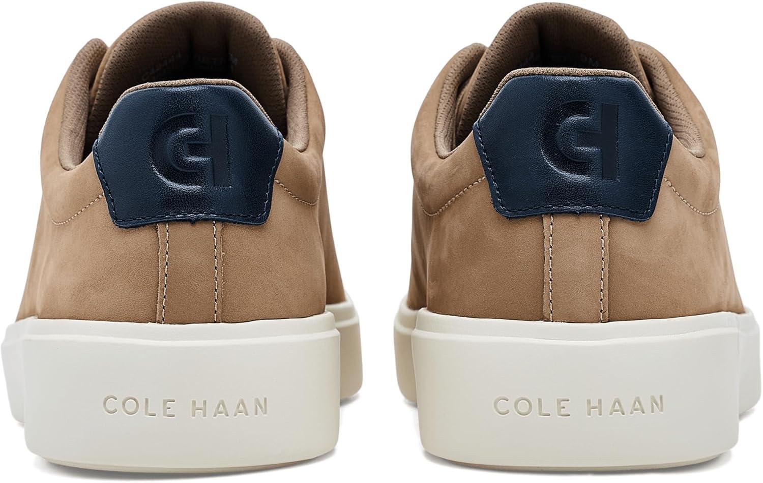 image:imageCole Haan Mens Grand Crosscourt TravelerDark Latte NubuckNavy BlazerIvory