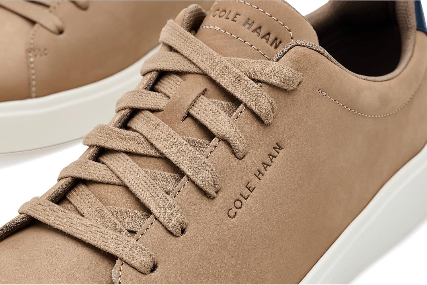 image:imageCole Haan Mens Grand Crosscourt TravelerDark Latte NubuckNavy BlazerIvory