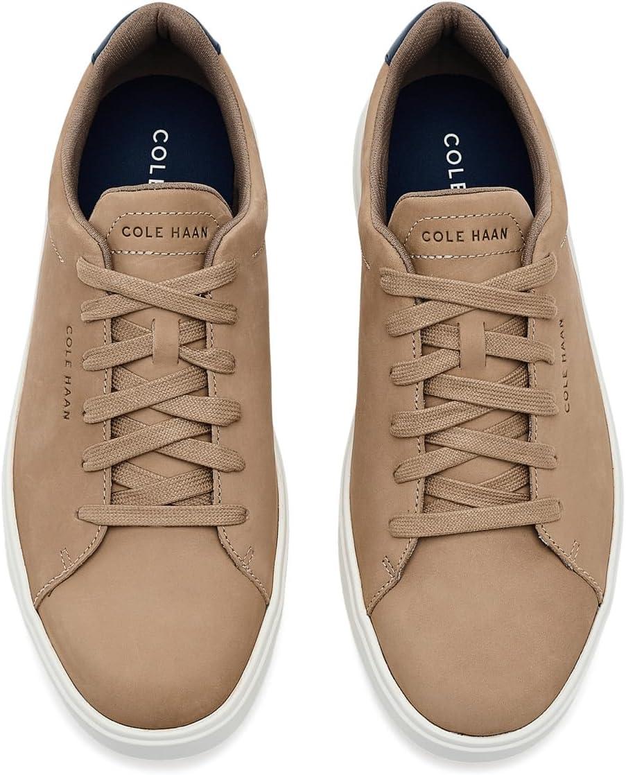 image:imageCole Haan Mens Grand Crosscourt TravelerDark Latte NubuckNavy BlazerIvory