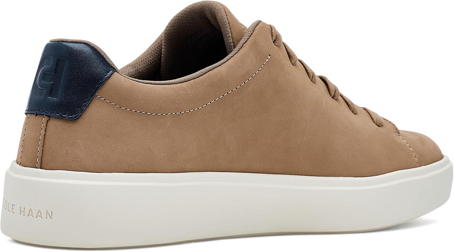 image:imageCole Haan Mens Grand Crosscourt TravelerDark Latte NubuckNavy BlazerIvory