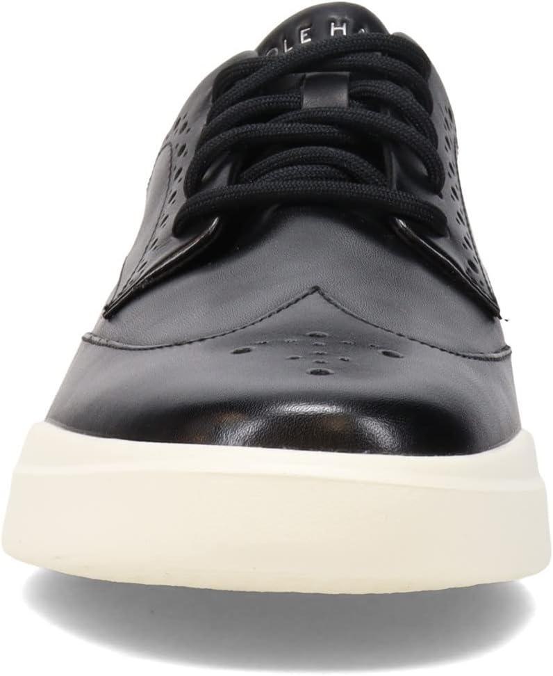 image:imageCole Haan Mens Grand Crosscourt Wingtip SneakerBlackBlanc De Blanc