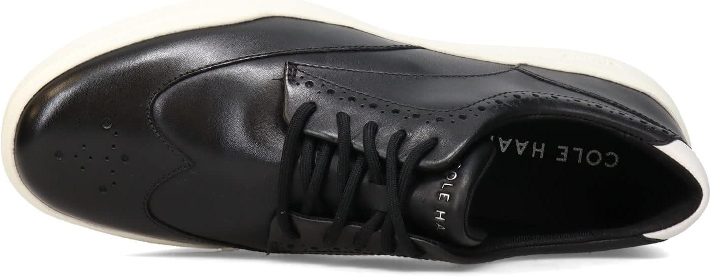 image:imageCole Haan Mens Grand Crosscourt Wingtip SneakerBlackBlanc De Blanc