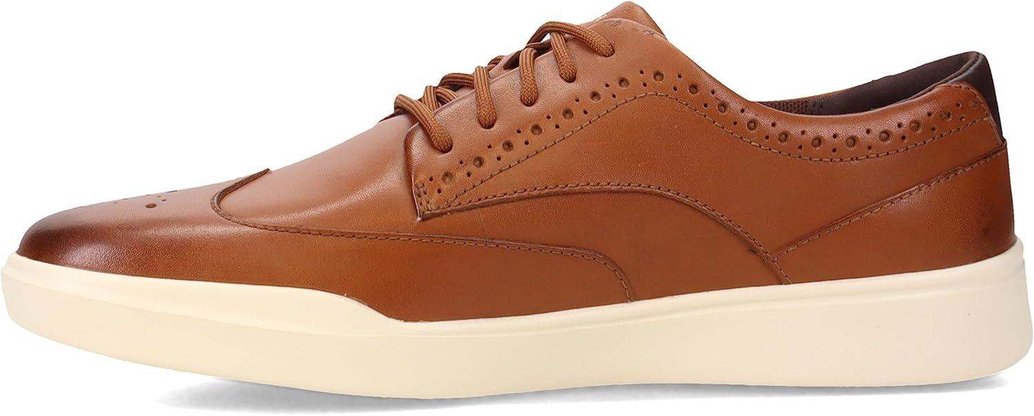 image:imageCole Haan Mens Grand Crosscourt Wingtip SneakerBritish TanIvory