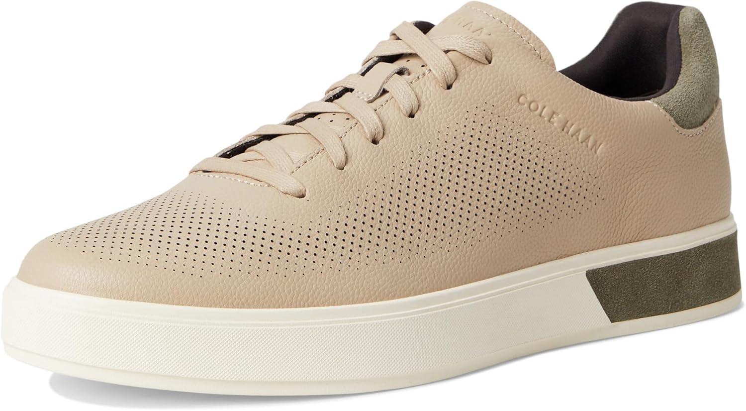 image:imageCole Haan Mens Grandpro AngleaceLt Sesame NubuckDusty OliveIvory