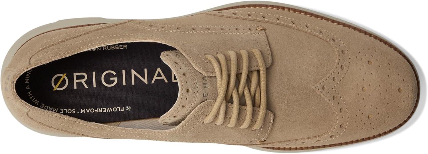 image:imageCole Haan Mens Originalgrand Remastered WingtipCh Birch Beige NubuckIvory