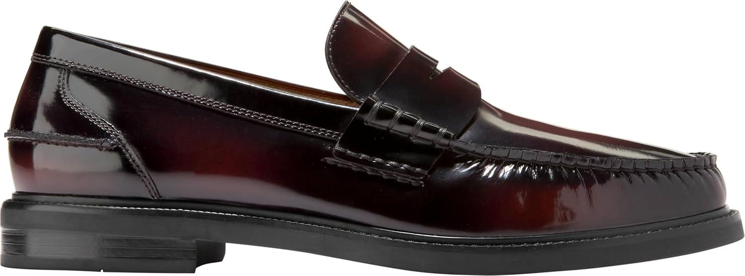 image:imageCole Haan Mens Pinch PrepBurgundy Box Brush OffBlack