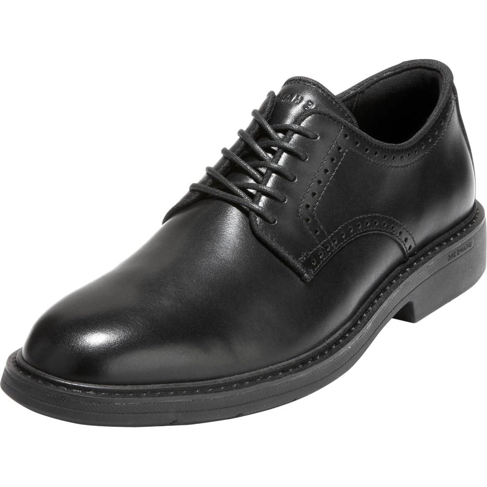image:imageCole Haan Mens Goto Plain ToeBlack Waterproof