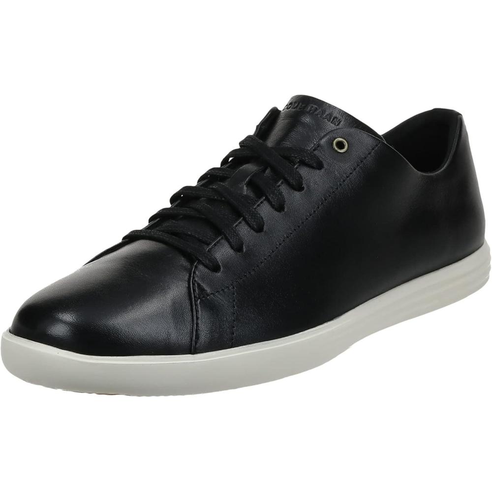 image:imageCole Haan Mens Grand Crosscourt 2 SneakersBlack LeatherOptic White