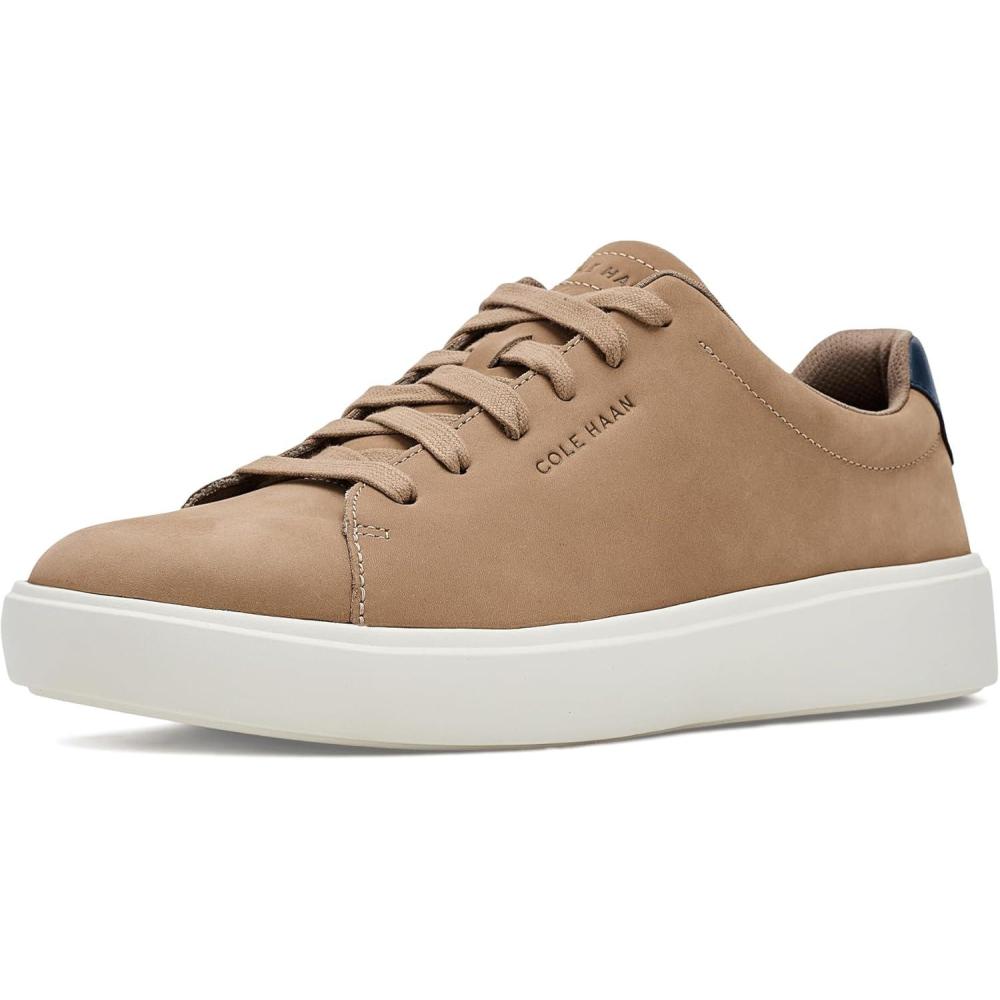 image:imageCole Haan Mens Grand Crosscourt TravelerDark Latte NubuckNavy BlazerIvory