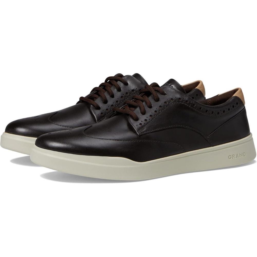 image:imageCole Haan Mens Grand Crosscourt Wingtip SneakerDark ChocolateSilver Birch