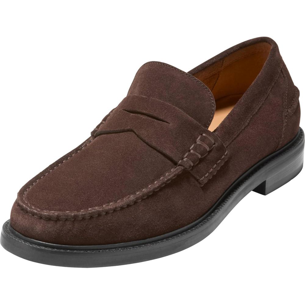 image:imageCole Haan Mens Pinch PrepDark Chocolate SuedeBlack Patent Leather