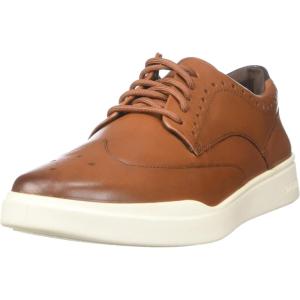 Cole Haan Men’s Grand Crosscourt Wingtip Sneaker(British Tan/Ivory)