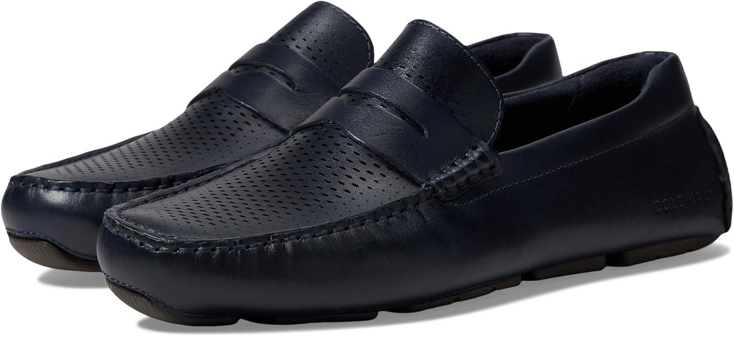 image:imageCole Haan Mens Grand Laser PennyNavy BlazerChocolate