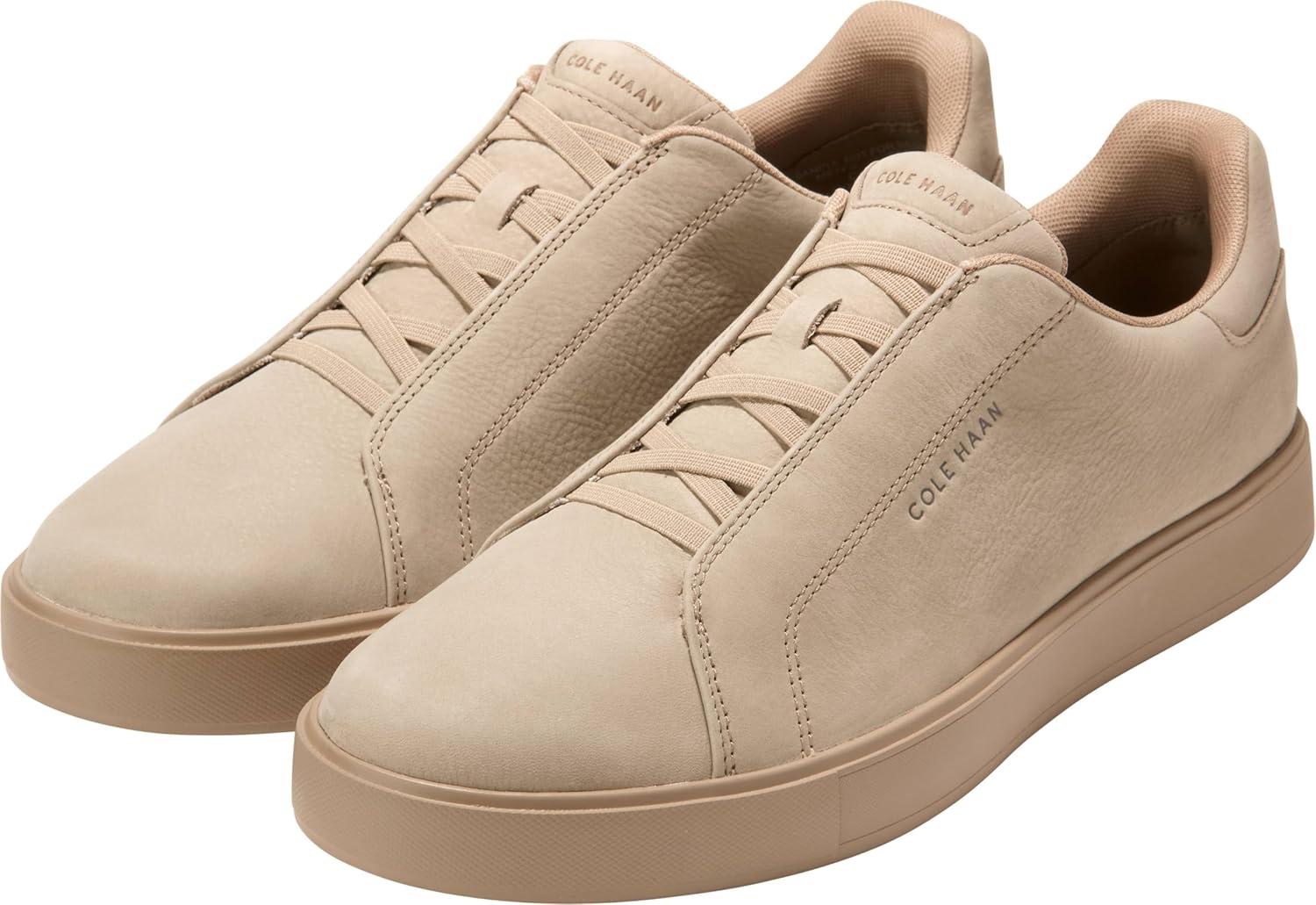 image:imageCole Haan Mens Grandpro Luxe SliponDark Latte NubuckNavy BlazerIvory
